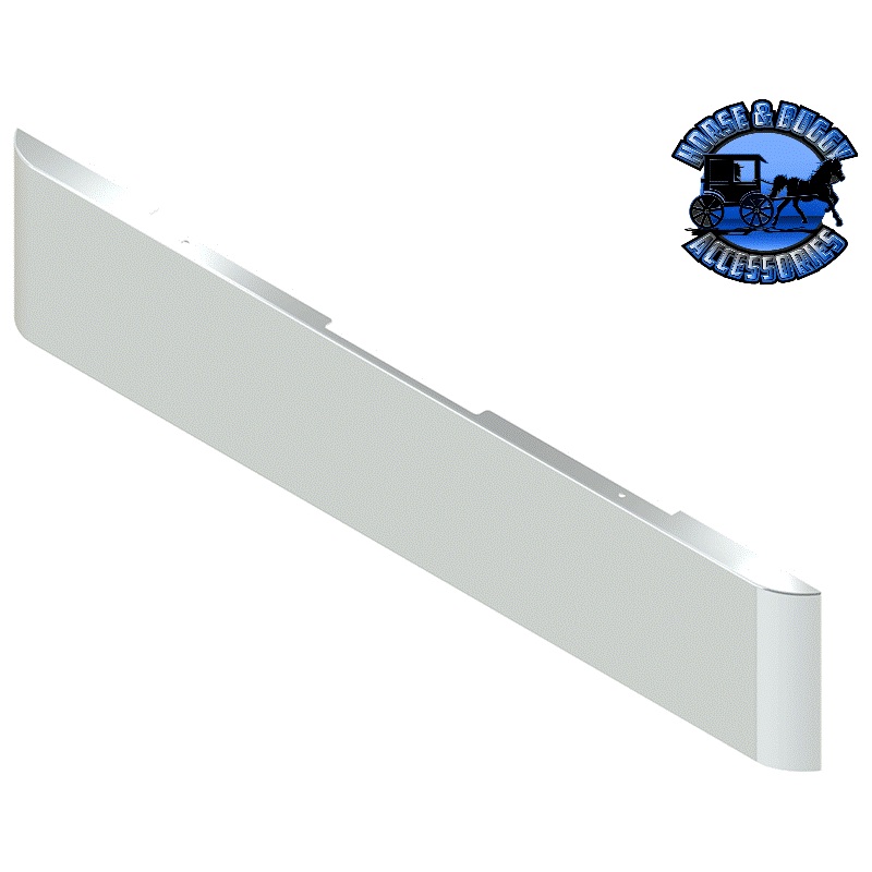 E-GO-0000-06 18” BLANK BUMPER ROLLED TEXAS SQUARE (No mounting plates included)