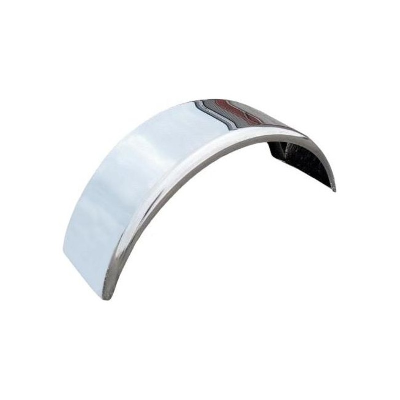 NF155SSNR13LA 13” wide Stainless steel Fenders for LIFT AXLES (SOLD IN PAIRS) #NF155SSNR13LA