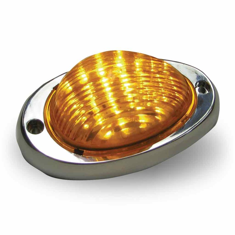 Freightliner Century, Columbia & Coronado Sleeper (Amber lens) LED with Base (35 Diodes) 3 wire 2 function