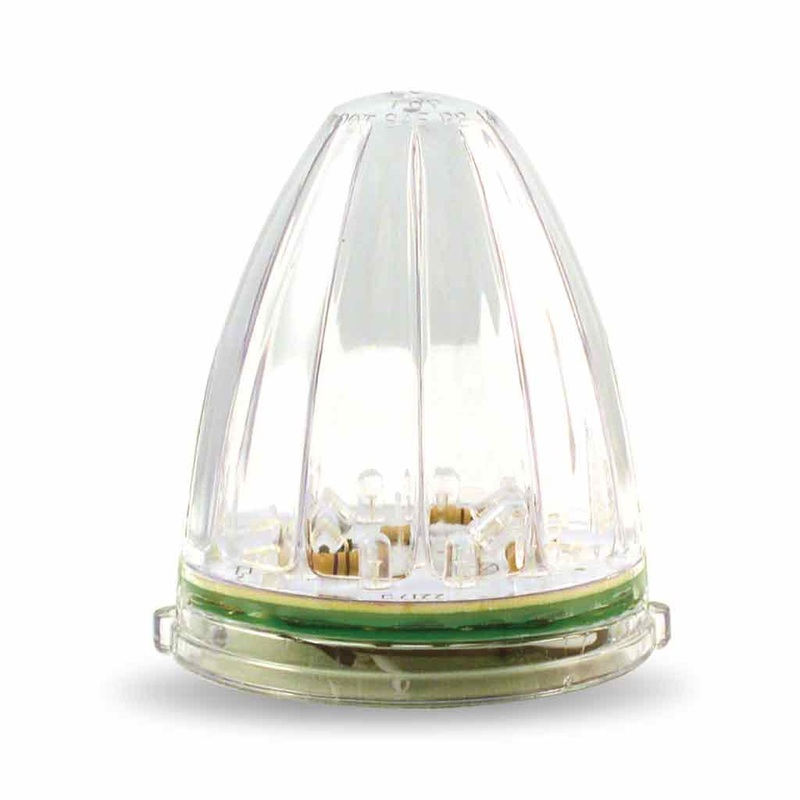 Peterbilt Bullet Cab Clear Amber LED (19 Diodes)