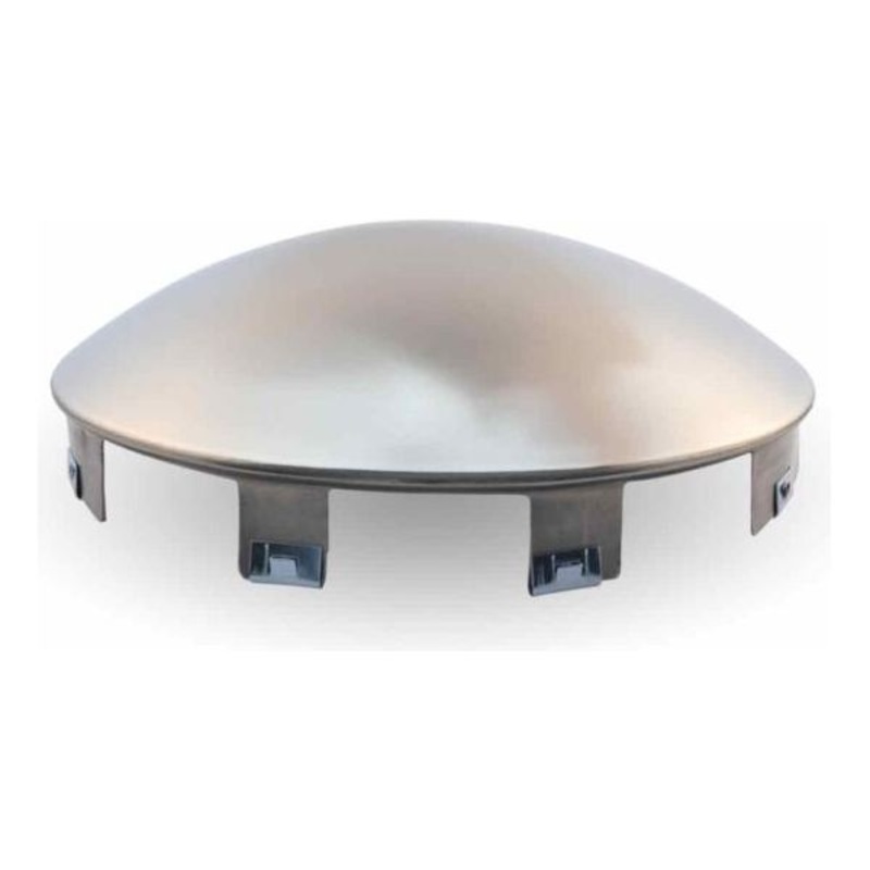 THUB-6NSS 6 Notch Dome Front Hubcap  Stainless Steel