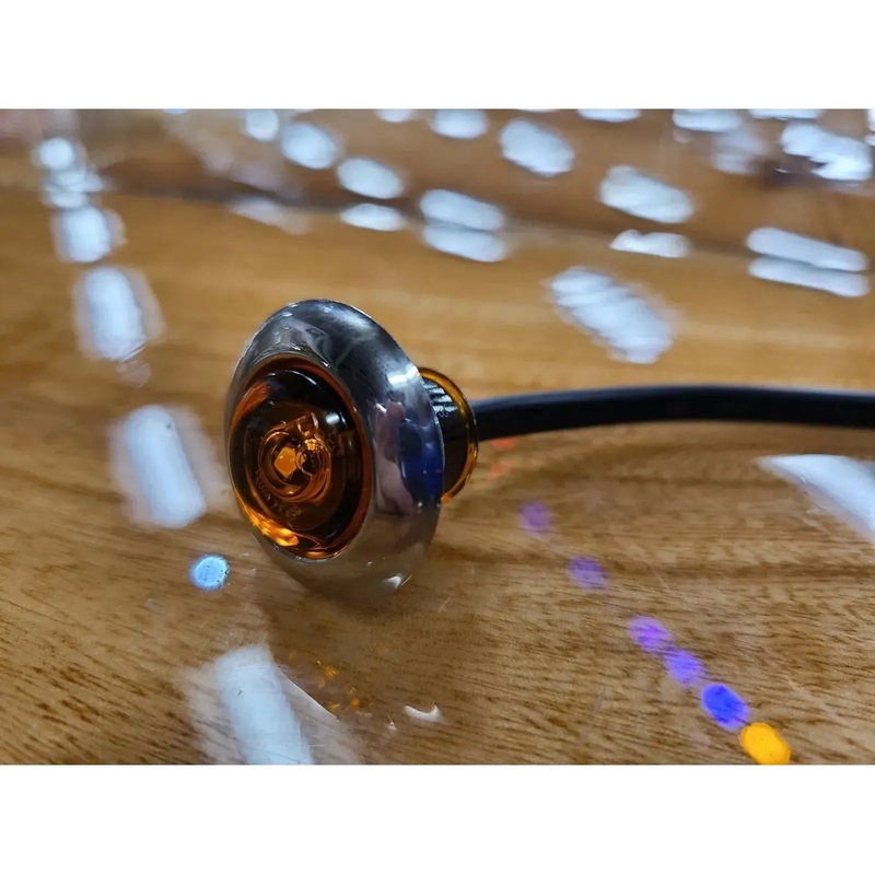 TecNiq 3/4 Mini PC Sidemarker Light w/180 Bullet Plugs (Choose color)