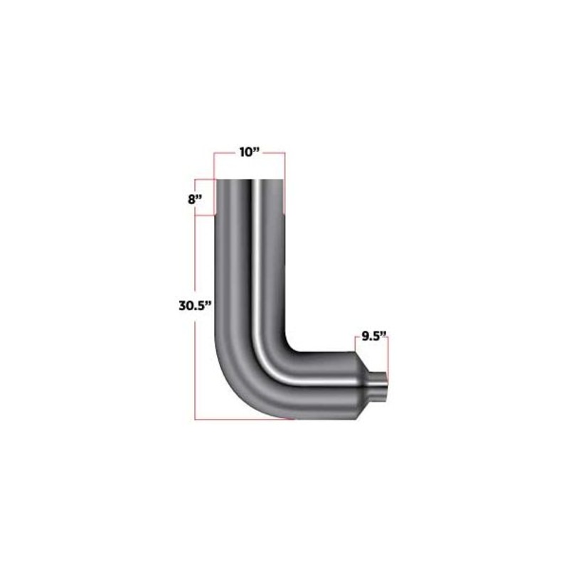 TEL-105 90 Elbow  10 Reduced to 5 Diameter