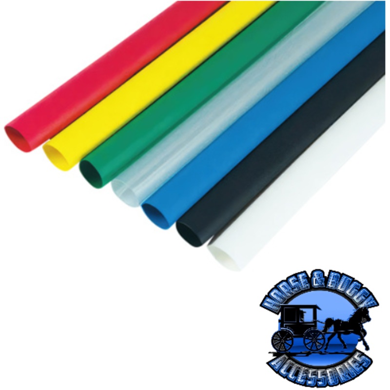 Assorted 3/16,1/4,3/8 Black Heat Shrink Tubing, (8) 4 Pcs.