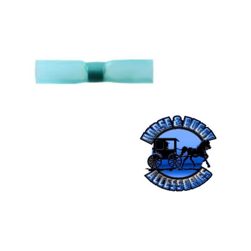 UP-98185 12-10 AWG SS Heat Shrink Butt Connector – Yellow, 4 Pcs.