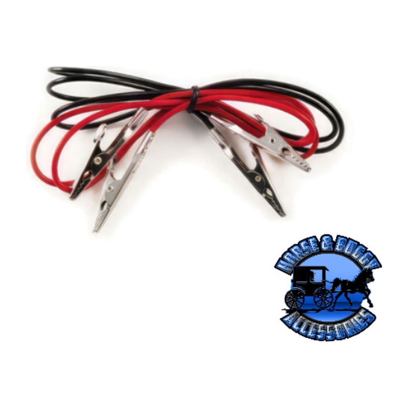 UP-98238 10 Amp Alligator Test Clips w/ 30 Vinyl Leads, 1Red/1Black 1 Set.