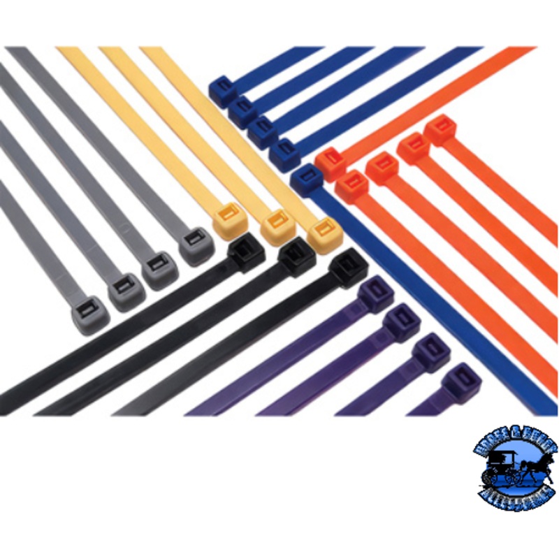 UP-98263 4 Blue Nylon Wire Tie 18 Lbs, 31 Pcs.