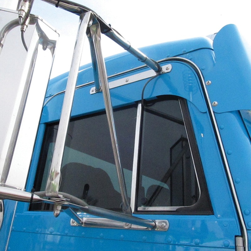 Peterbilt 5 Chop Top WindowPanel – Door Mounted Mirror – Paintable
