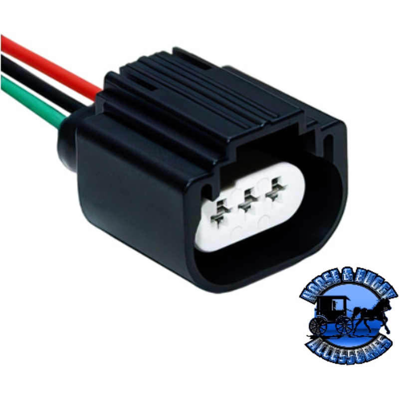 UP-98347 3-Wire Universal 9008 & H13 Halogen Bulb Connector, 1 Pc.