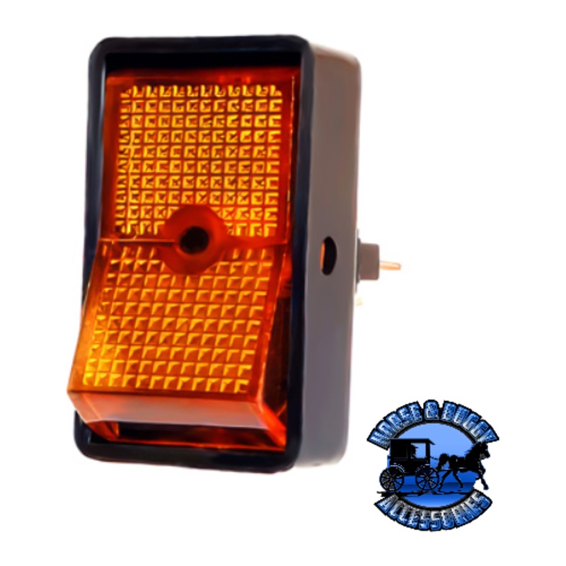 UP-98358 Amber Illum Jumbo Rocker 16 Amp 12V S.P.S.T. On/Off 1 Pc.