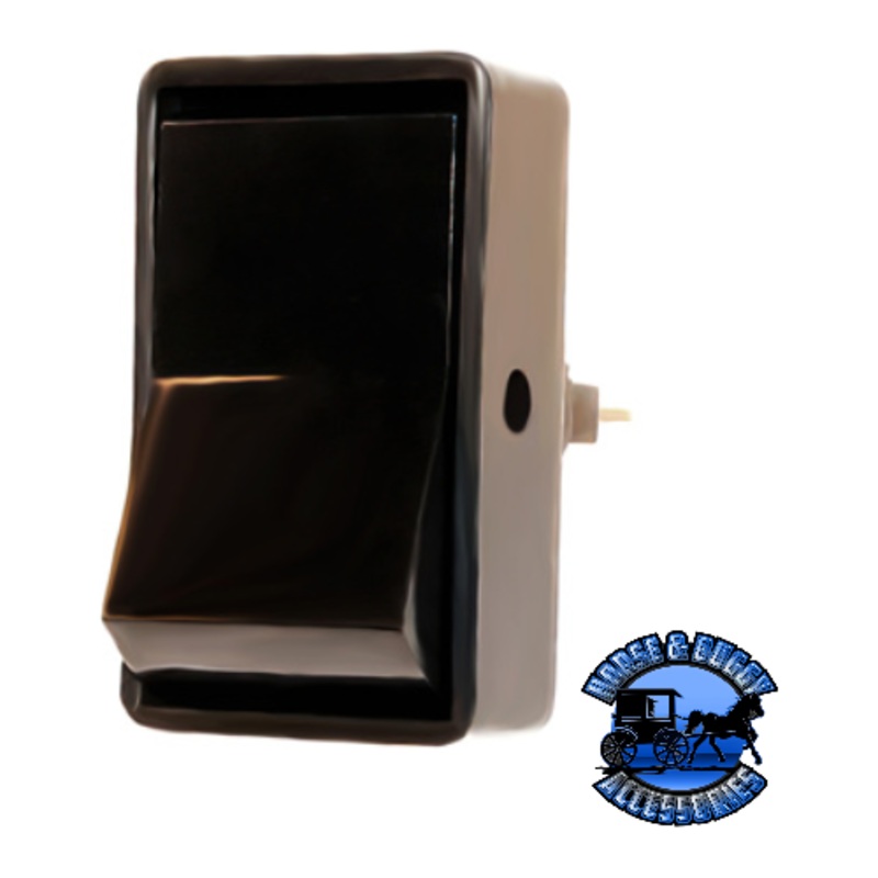 UP-98361 Black Non-Illum Jumbo Rocker 16 Amp 12V S.P.S.T. On/Off 1 Pc.