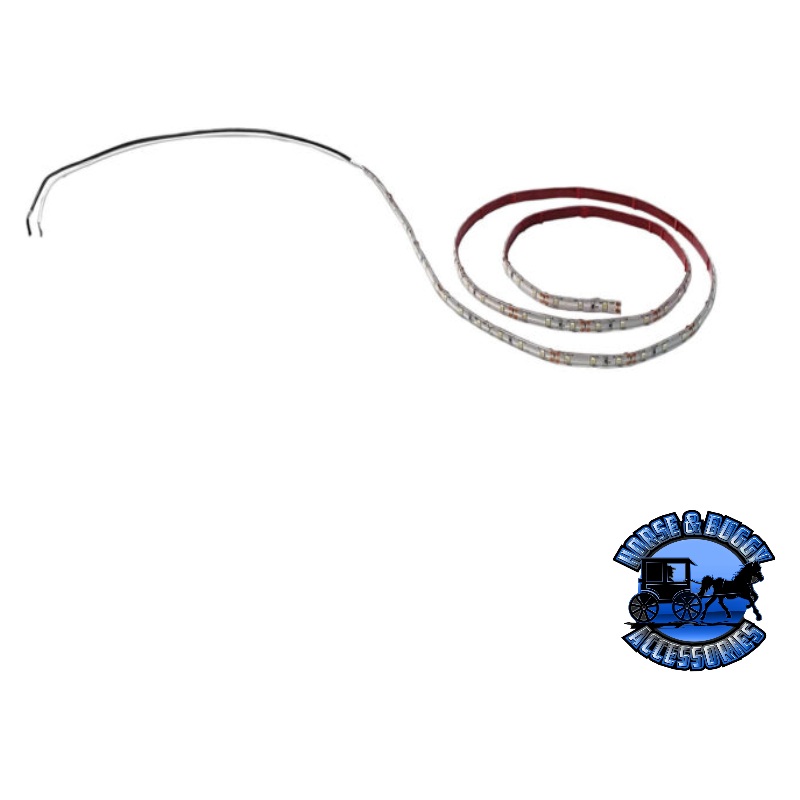 M364-1 47 White LED White Strip Light, Lead Wires One End, bulk pack