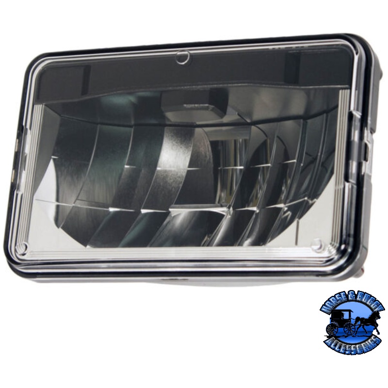 V702C LED Headlight, Rectangular, Low Beam, 4X6, white