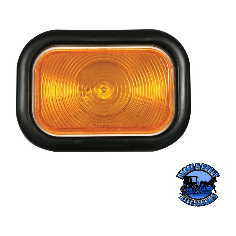 450KA 3.5×5.3 Amber Incandescent Stop/Turn/Tail, Rectangular, Kit