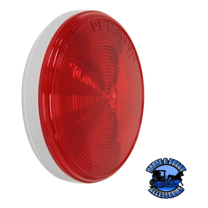 826R 4 Red LED Stop/Turn/Tail, Round, Single Diode, Grommet-Mount