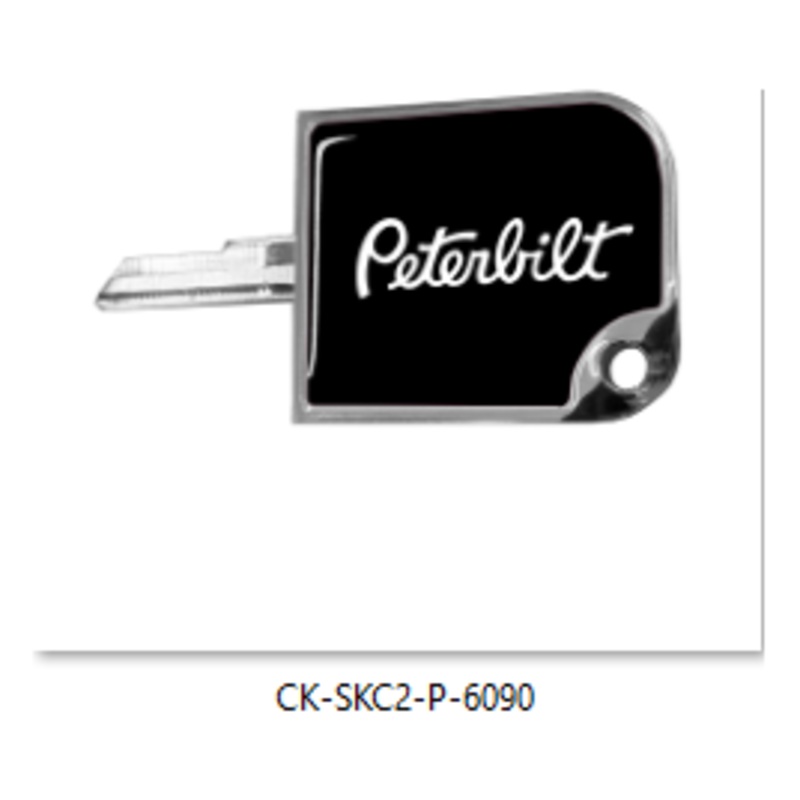 CK-SKC2-P-6090 Rectangular Small Key Cover PB – Black/Chrome 190