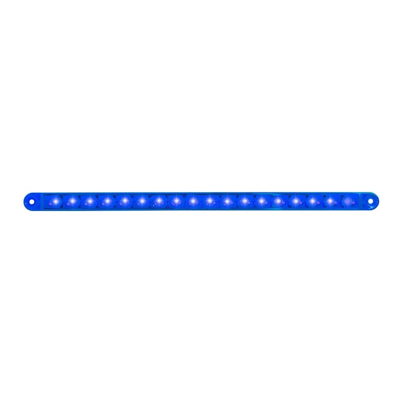 74785 12 PEARL BLUE/BLUE 18LED LIGHT BAR, 3 WIRES
