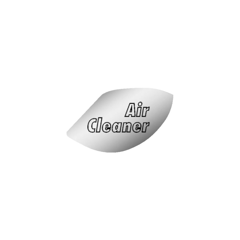 SS AIR CLEANER EMBLEM FOR PETERBILT 370’s & 359 #68437