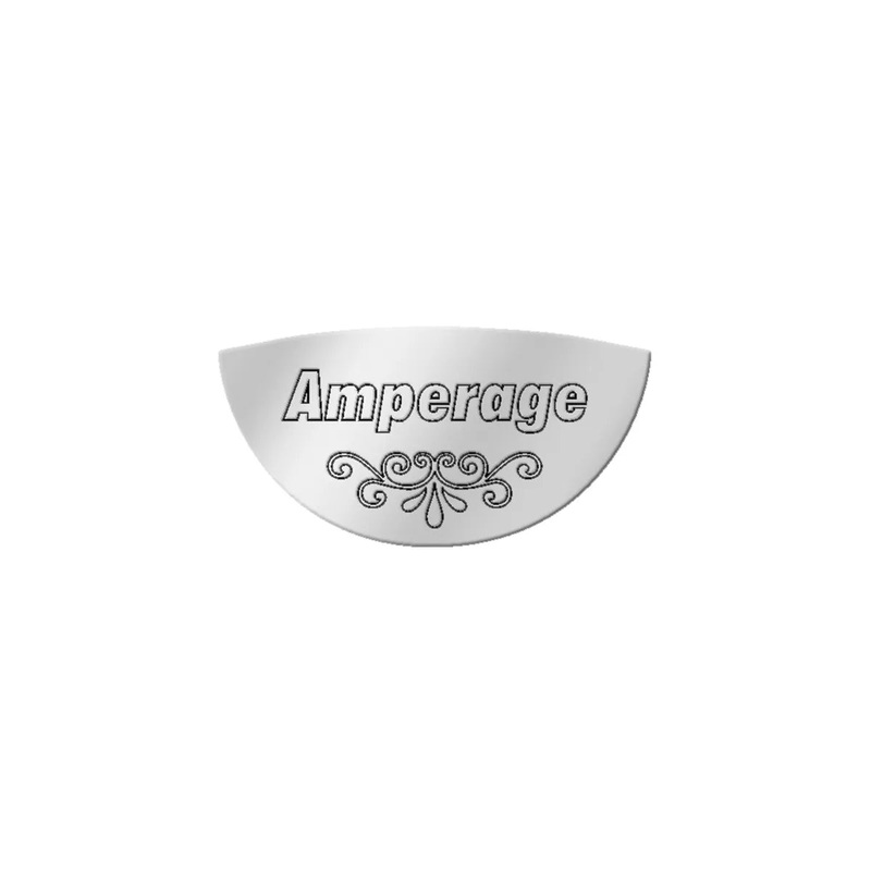 SS AMPERAGE GAUGE EMBLEM FOR PETERBILT 370’s & 359 #68445