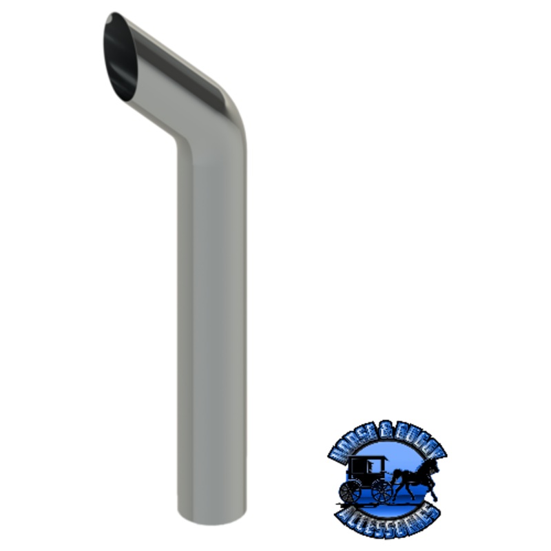 308A-048-1103 8×48 Bullhorn Exhaust Stack