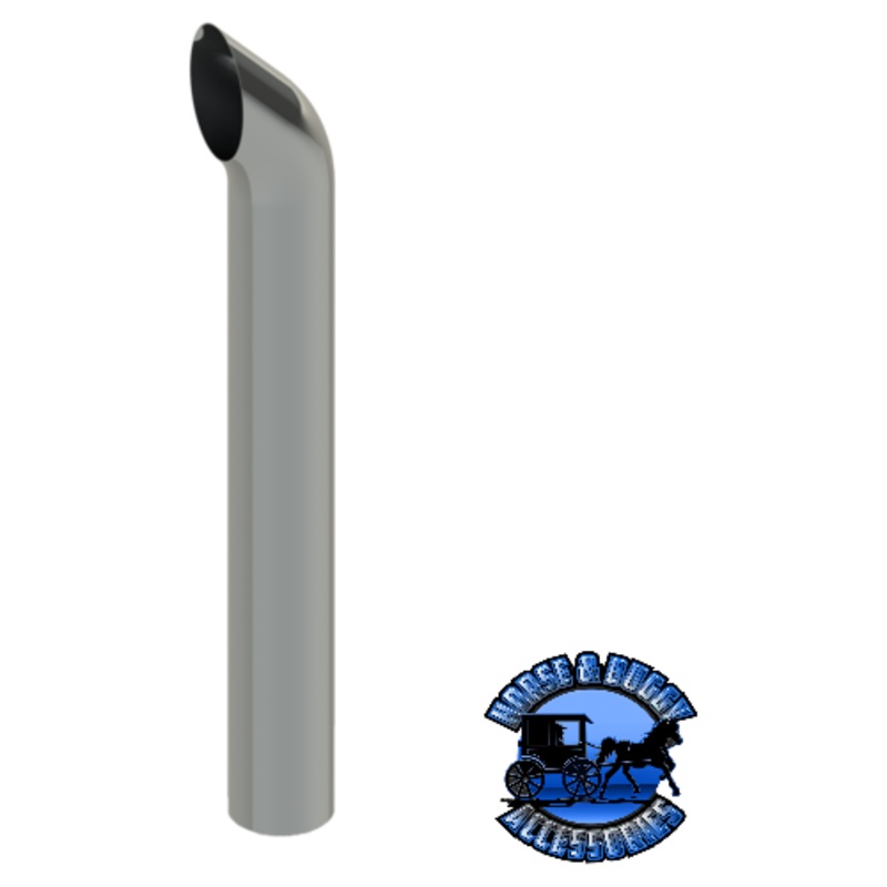 606A-072-1103 6×72 West Coast Curved Exhaust Stack