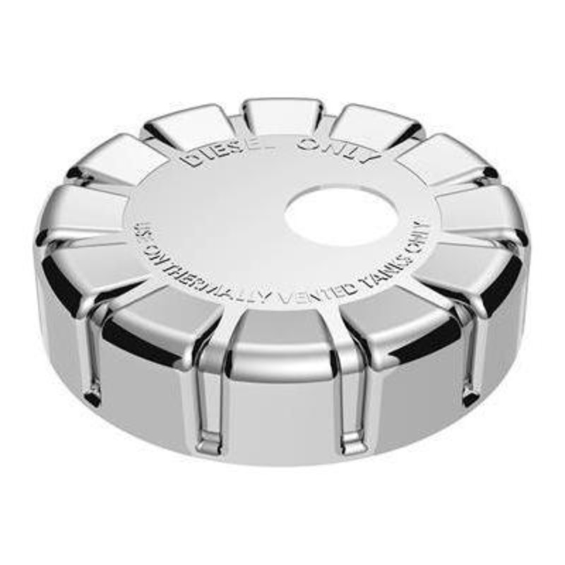 Chrome Plastic Fuel Cap Cover For Kenworth – Locking