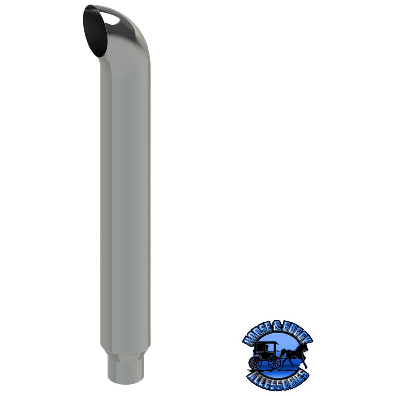 207B-048-1103 7 Reduced to 5 Curved Exhaust Stack – 48 Long