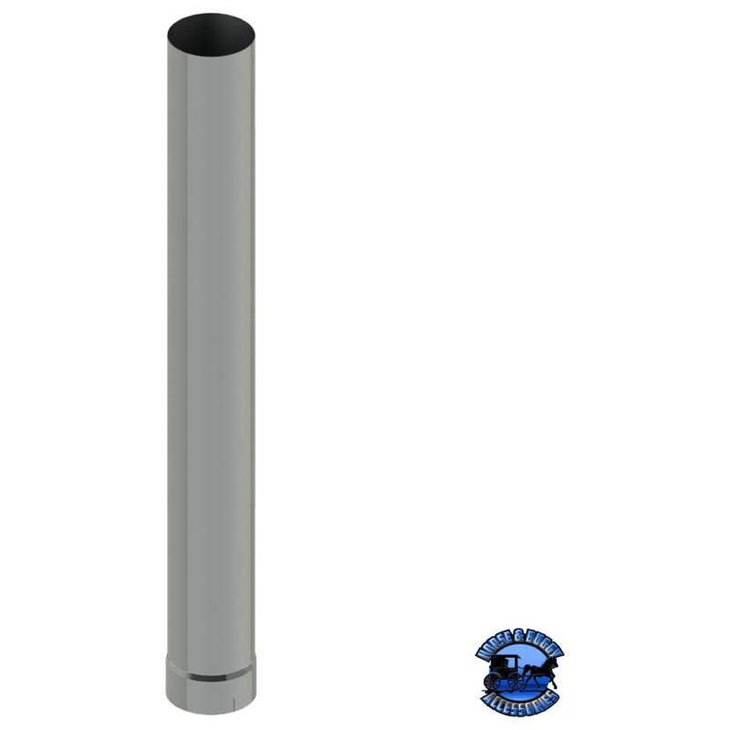 408C-084-1103 8×84 Flat Top Exhaust Stack – Expanded End