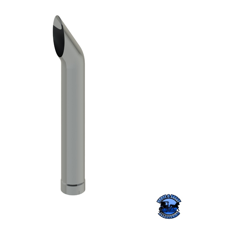 508C-060-1103 8×60 Short 30 Exhaust Stack – Expanded End