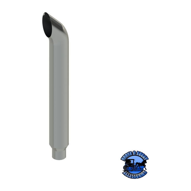 606B-030-1103 6 Reduced to 5 West Coast Curve Exhaust Stack – 30 Long