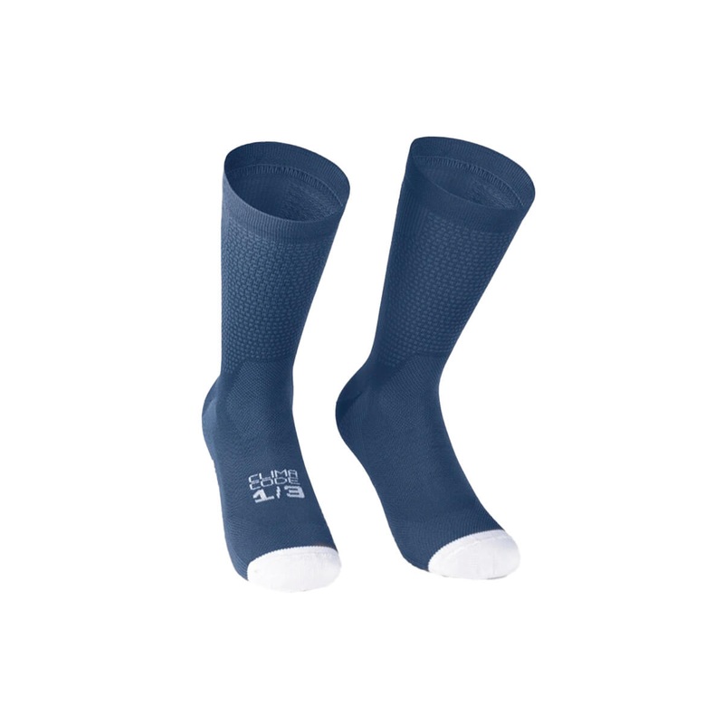 Assos Endurance Socks S11|0 (EU 35 -38)|I (EU 39-42)|II (EU 43-46)|STONE BLUE|BLACK|WHITE|INTERSTELLAR|GREEN