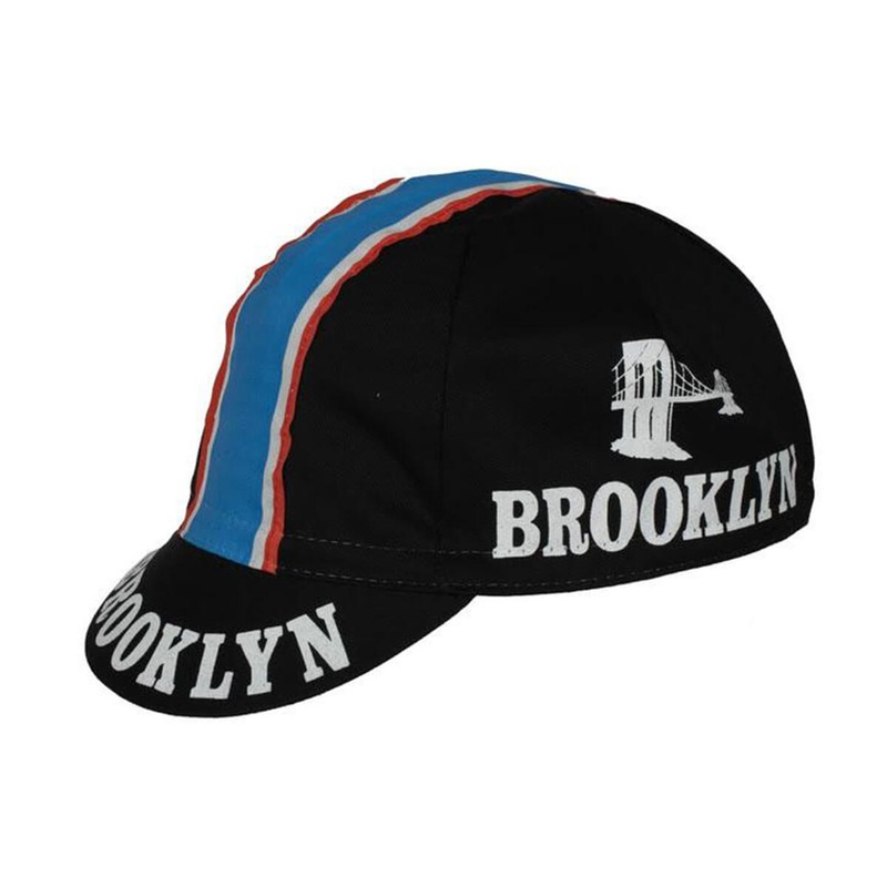 Brooklyn Retro Cycling Cap|ONE SIZE|BLACK|BLUE|WHITE|RED|PINK