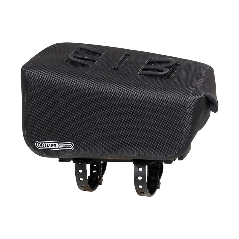 Ortlieb Top Tube Bag|1.5L|MATT BLACK|DARK SAND
