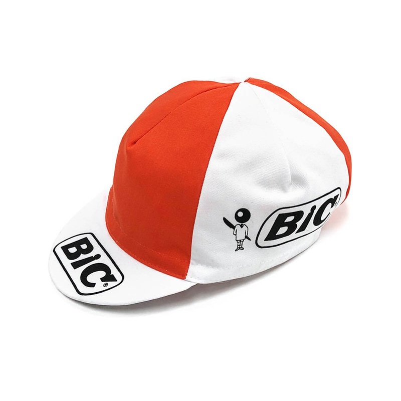 Bic Retro Cycling Cap|ONE SIZE|WHITE/ORANGE