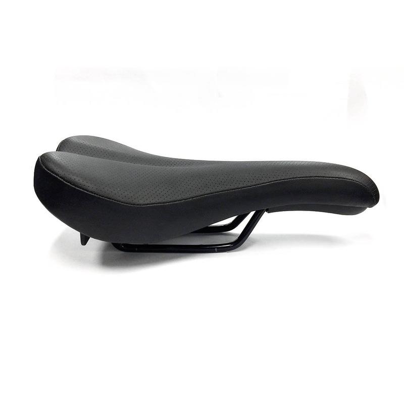 Brompton Saddle with Black Rails
