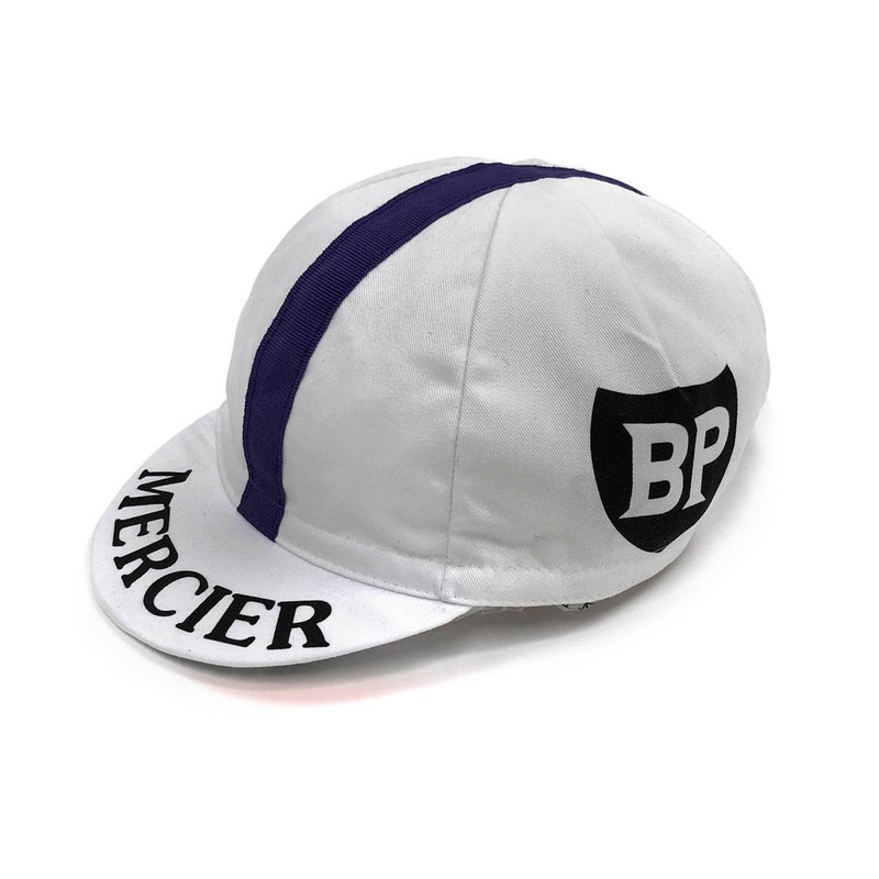 BP Mercier Retro Cycling Cap|ONE SIZE|WHITE