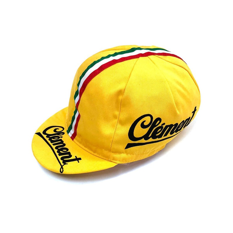 Clement Retro Cycling Cap|ONE SIZE|YELLOW