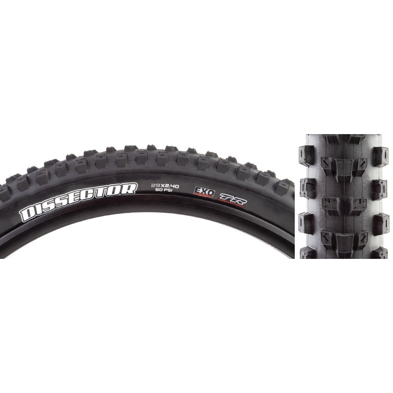 Dissector Tire – 29 x 2.4 Tubeless Folding Black Dual EXO Wide Trail