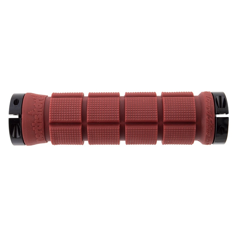 Northshore Lock-On Grips 130mm Deep Red