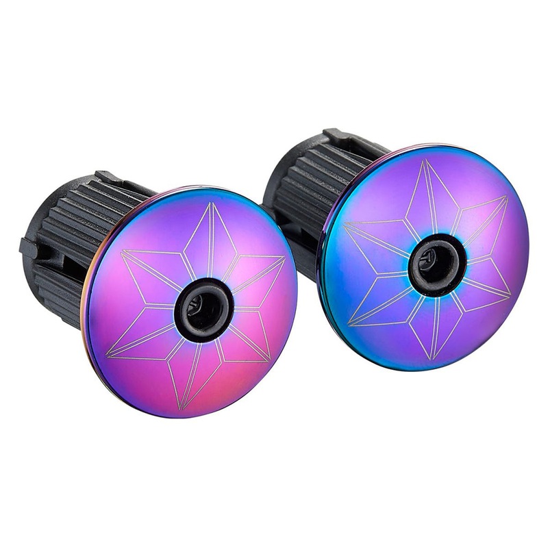 Star Plugz Bar Plugs Anodized Oil Slick