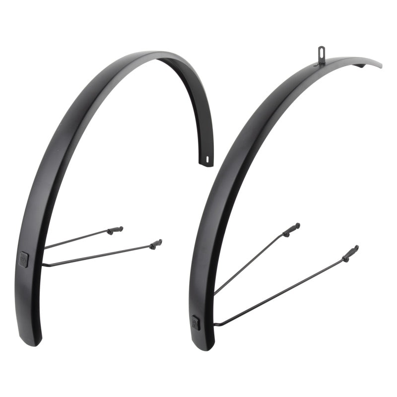 Edge AL 46 Aluminum Fender Set Black 700 x 25-35
