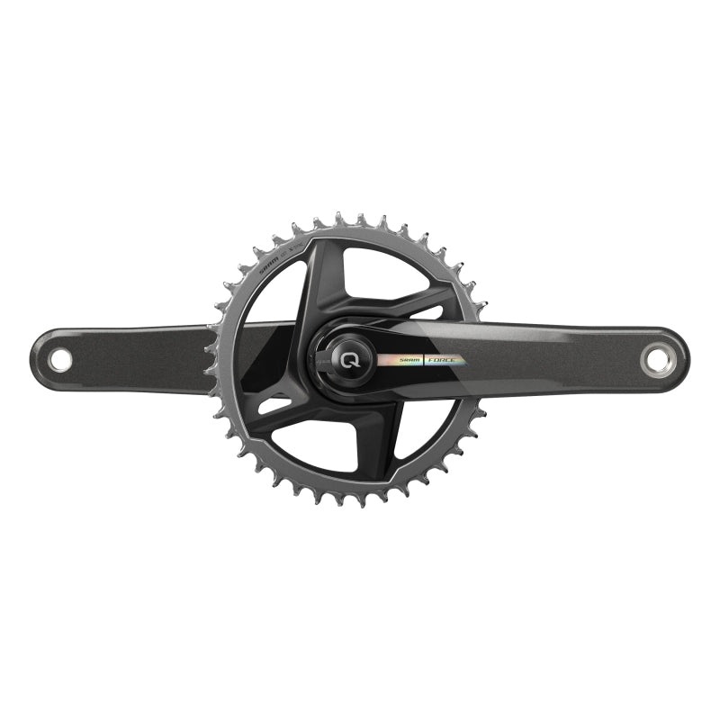 Force D2 1x Power Meter Crankset Speed: 12 Spindle: 28.99mm BCD: Direct Mount 40 DUB 172.5mm Black Road Disc