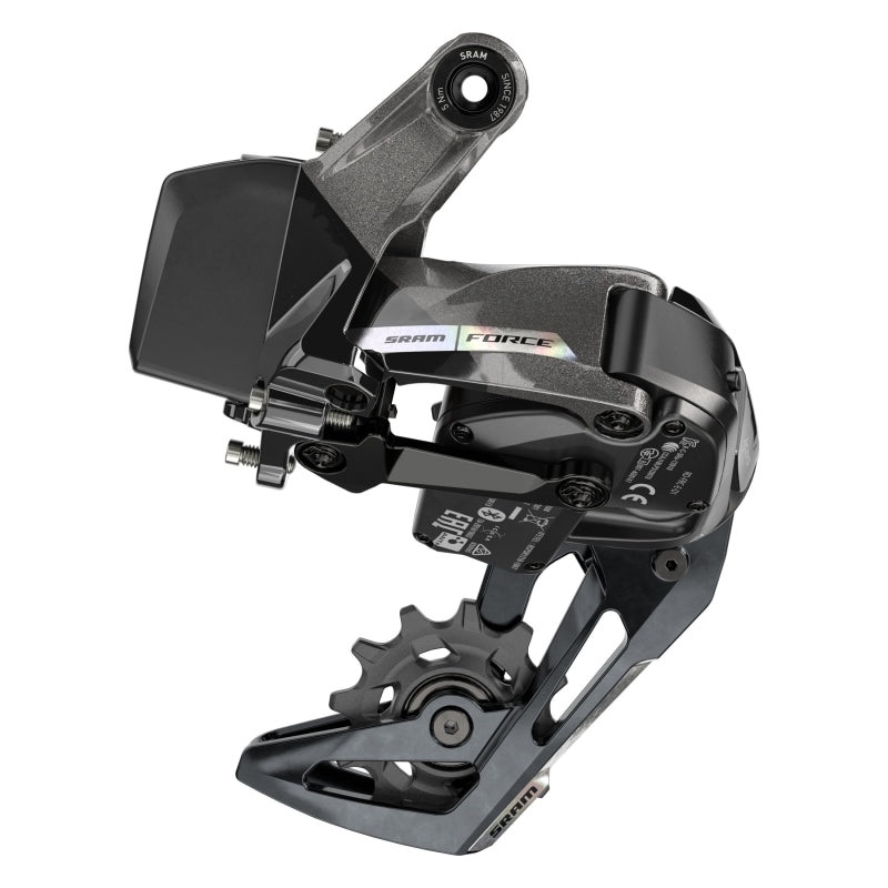 Force XPLR AXS eTap Rear Derailleur – 12-Speed Medium Cage 44t Max Battery Not Included Iridescent Gray D2