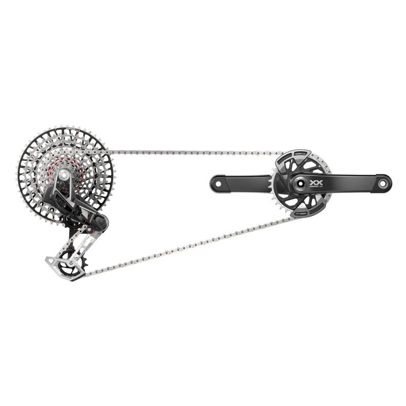 XX T-Type Eagle Transmission Groupset – 170mm Crank 32t Chainring AXS POD Controller 10-52t Cassette Rear Derailleur Chain