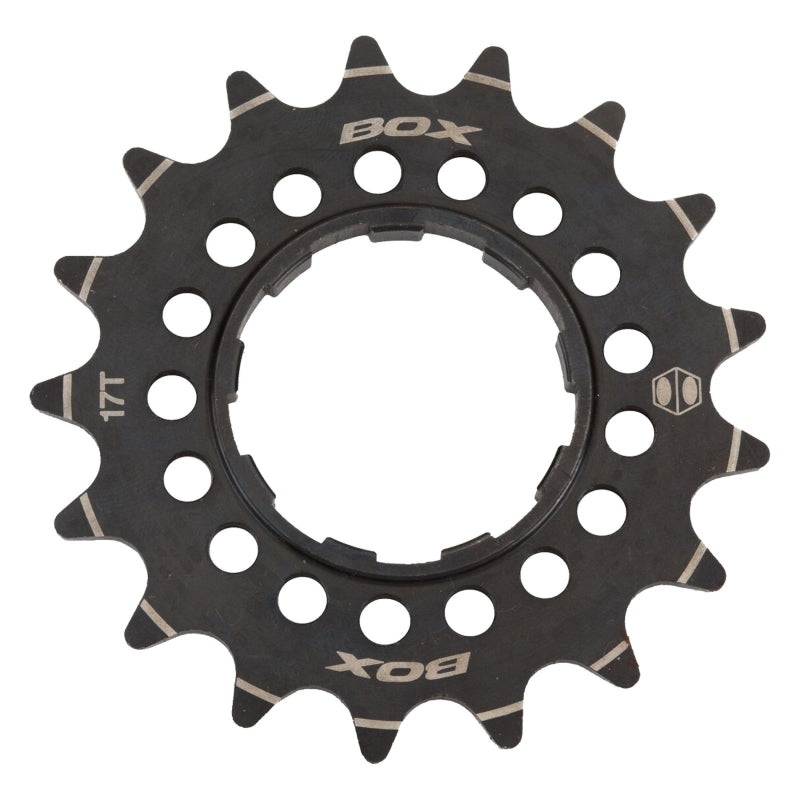 Box One 3/32 CNC CrMo Cog Black – 17t