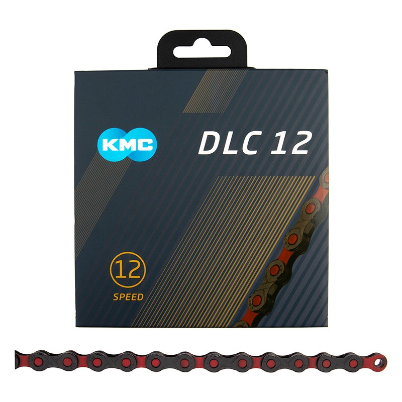 DLC 12 Chain – 12-Speed 126 Links Black/Red