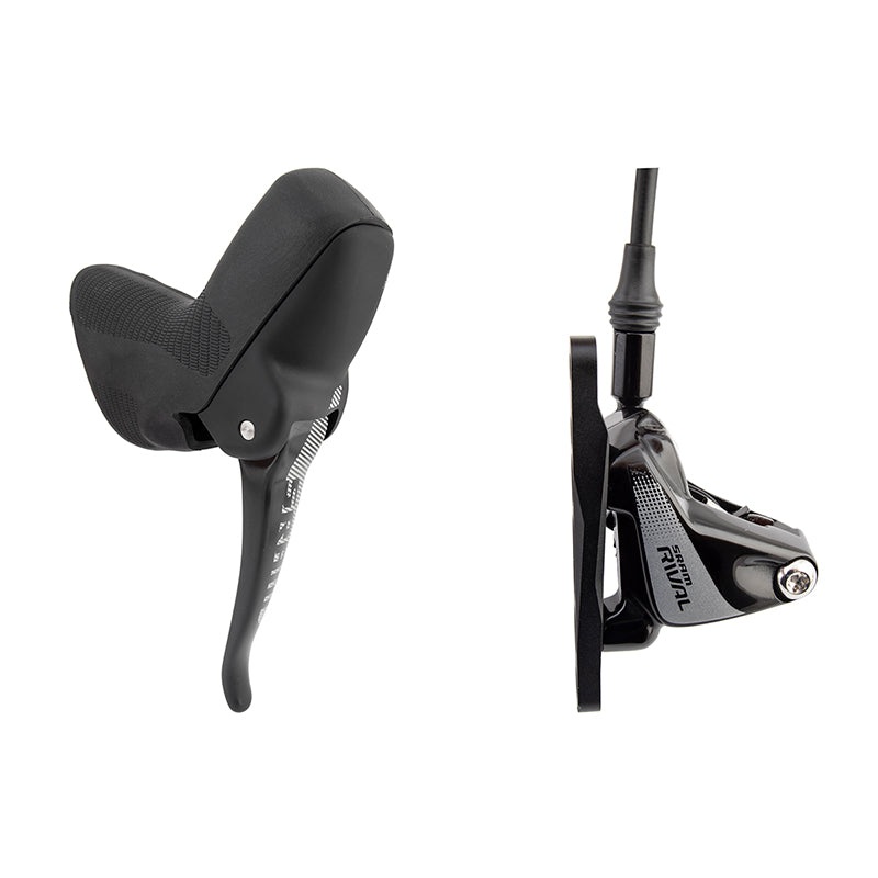 Rival 1 Disc Brake Lever – Left/Front Hydraulic Flat Mount No Offset  BLK A1