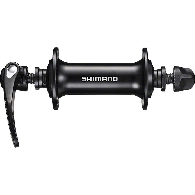 HB-RS400 Front Hub – QR x 100mm Rim Brake Black 36h