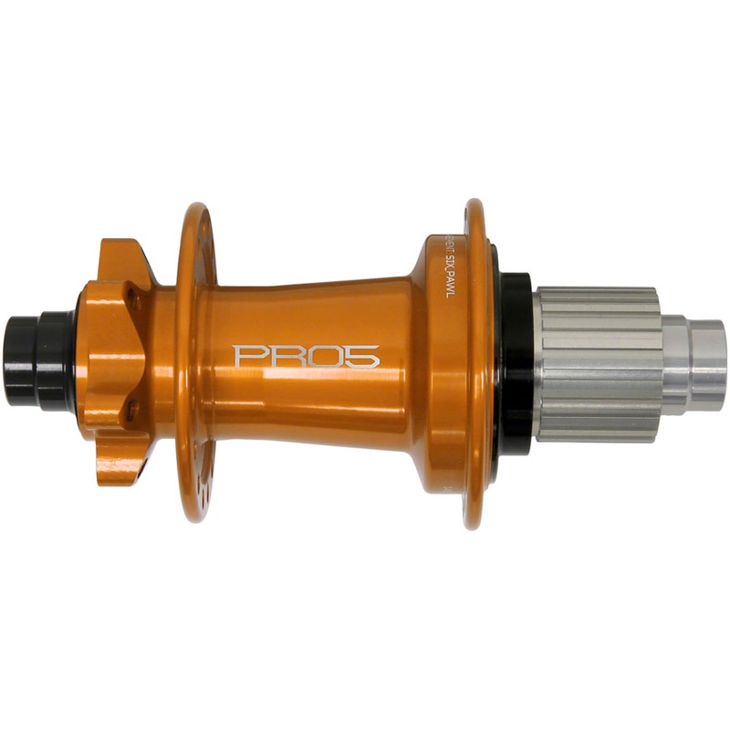 Pro 5 Rear Hub – 12 x 148mm 6-Bolt Micro Spline Orange 32H