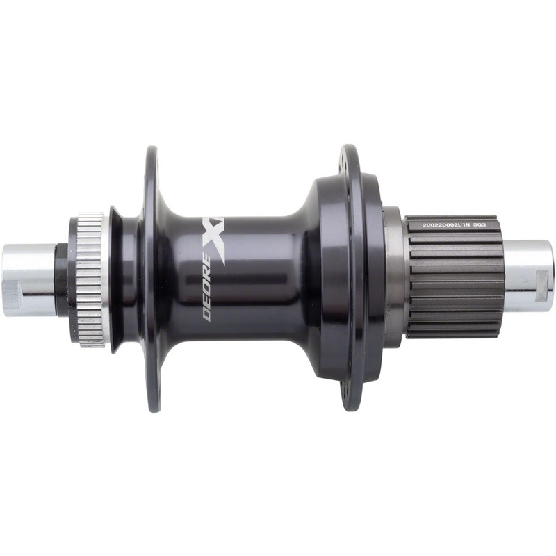 XT FH-M8110 Rear Hub – 12 x 142mm Center-Lock Micro Spline Black 32H